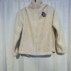 Cream Ohio State Zip Up